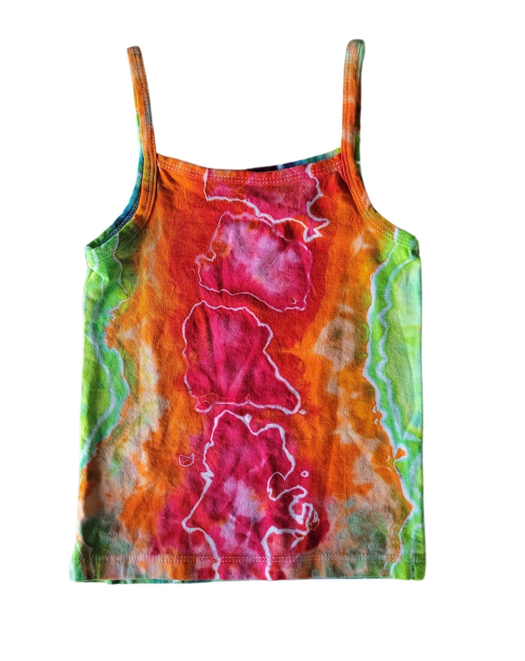 rainbow tie dye tank