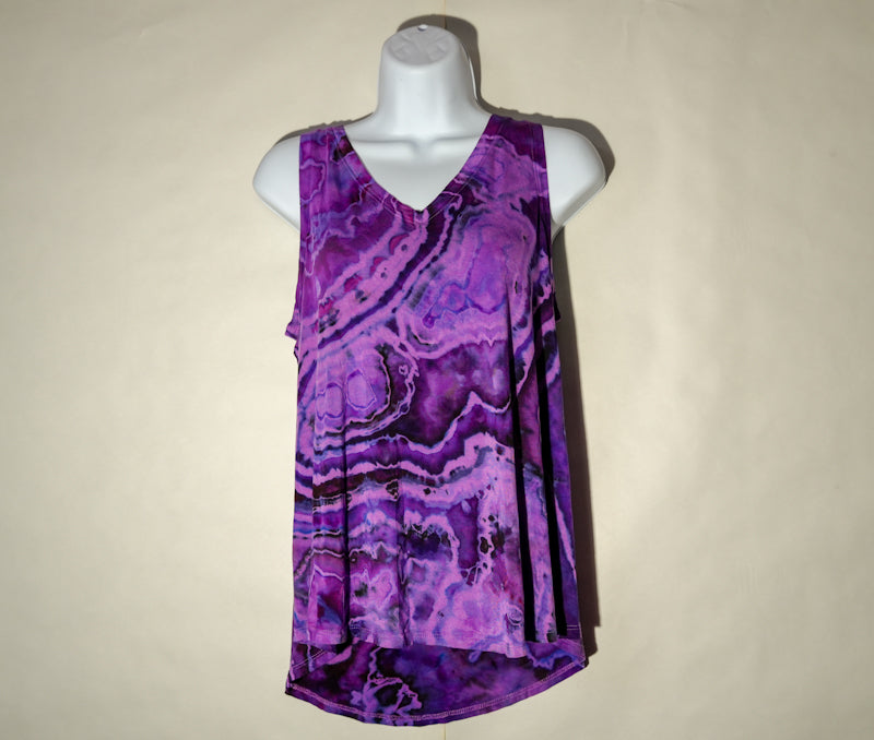 Purple High Low Tank Top